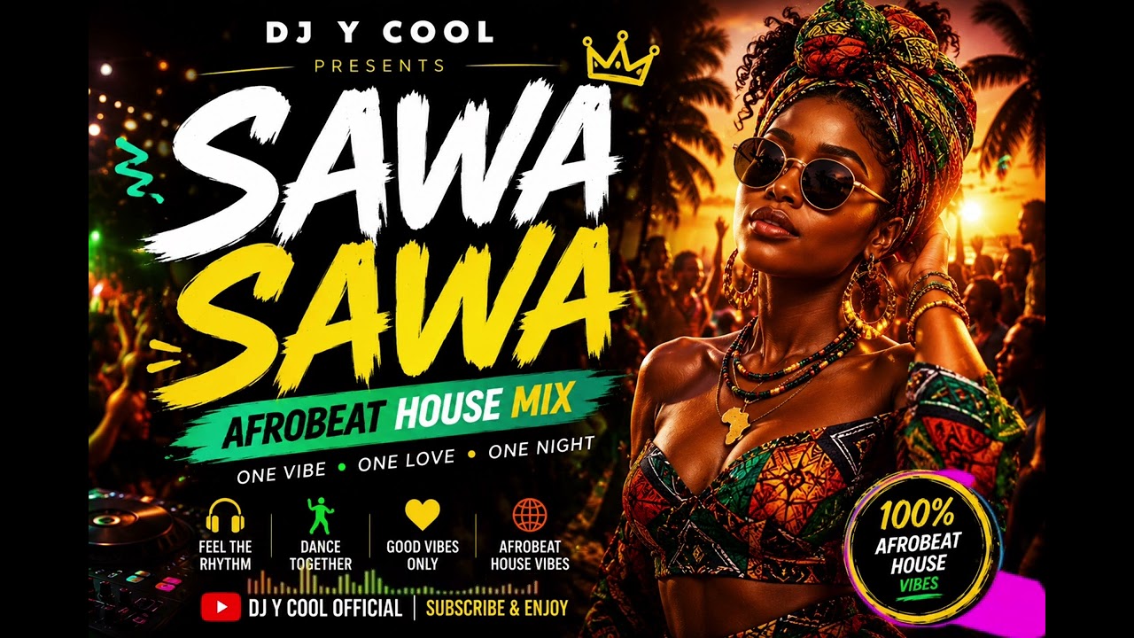 🔥 DJ Y COOL – Sawa Sawa | Afrobeat House Mix 2026 | African Dance Music 🌍🎶