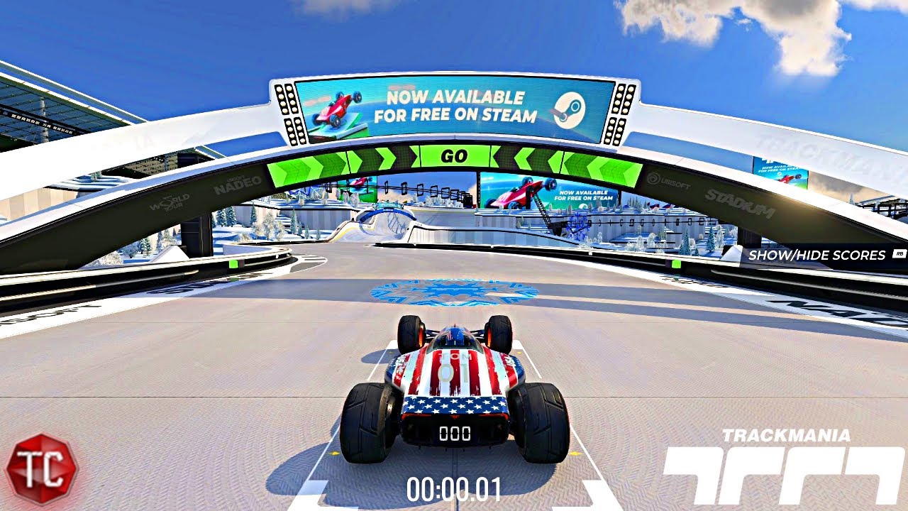NEW TRACKMANIA 2023 GAMEPLAY! FREE Steam Version! (Winter Campaign)
