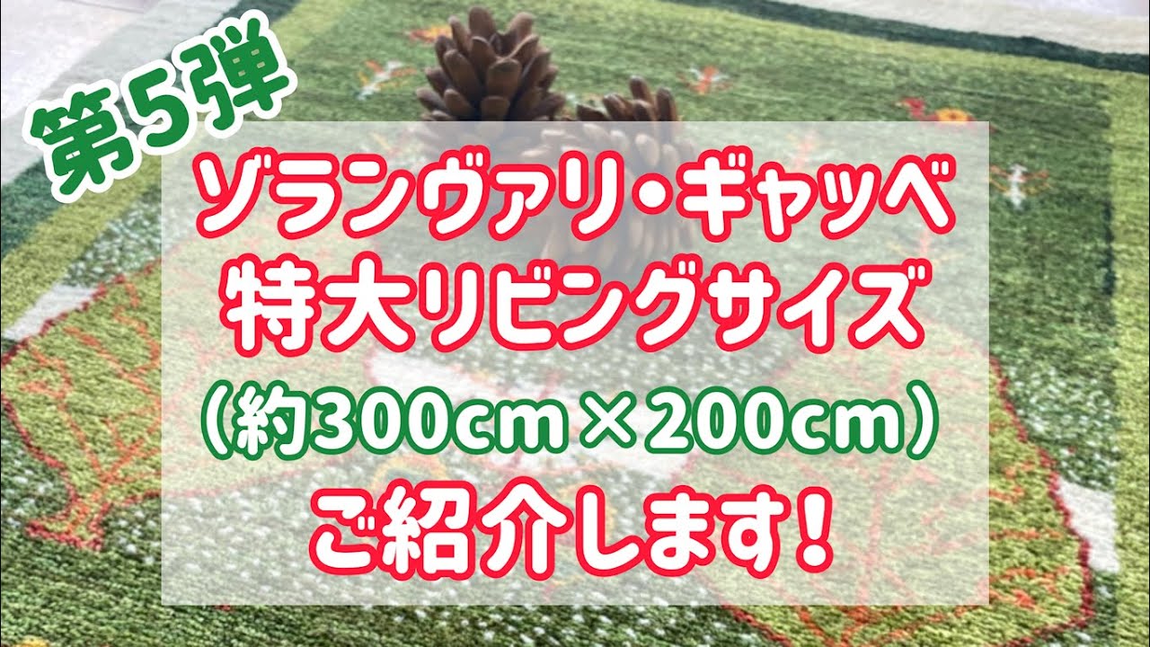 【第5弾】ゾランヴァリ・ギャッベのリビングサイズ（約300cmX200cm）をご紹介します！