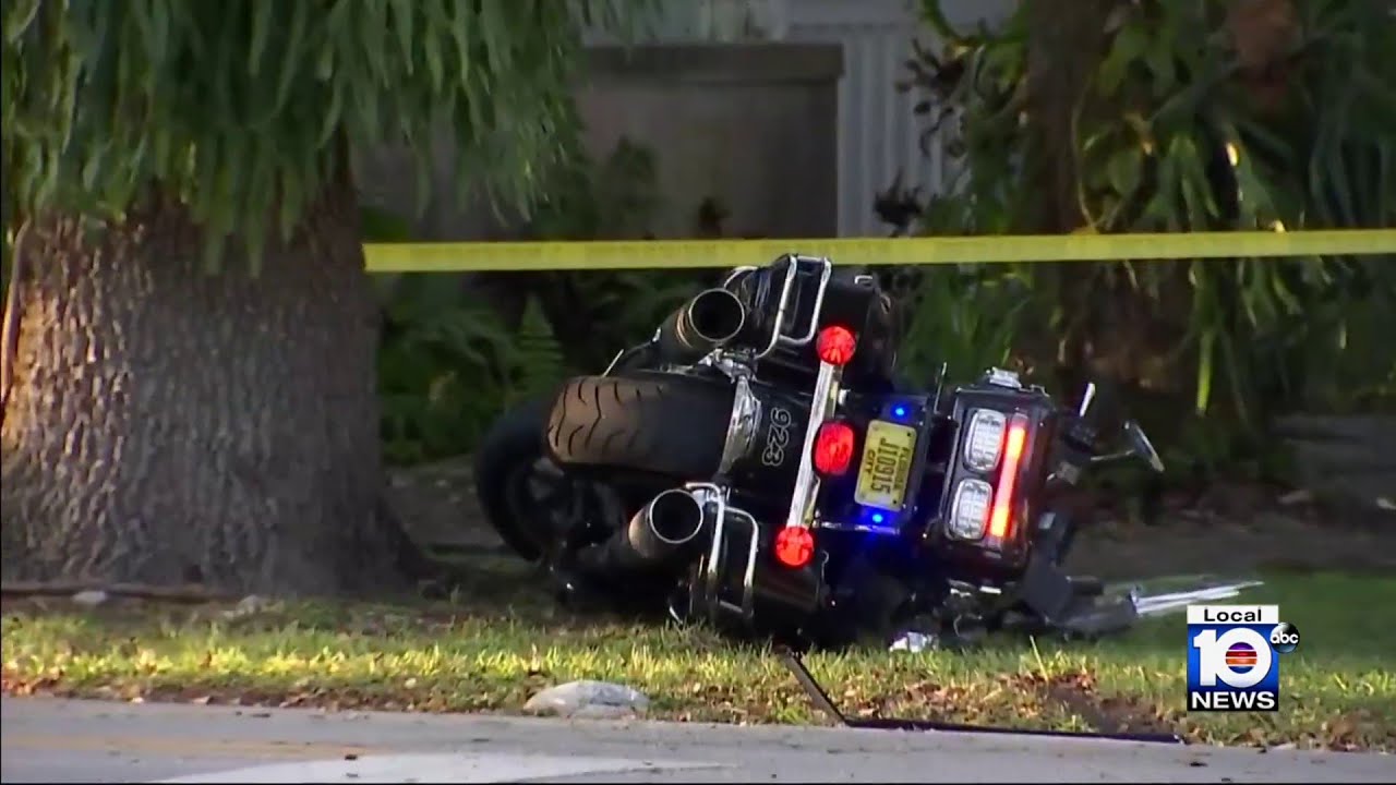 Coral Gables police motorman airlifted after being involved in crash ...
