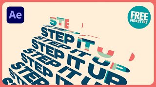 EASY Kinetic Typography Loop | After Effects Tutorial