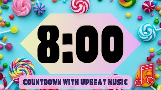 8 Minute Countdown Timer with Happy Music
