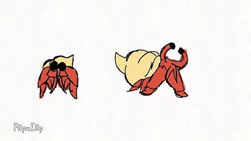 Hermit Crab Walk Cycle Animation