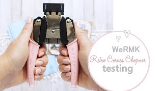 Testing We R Memory Keepers Retro Corner Chomper from Craftelier