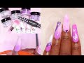 Creating Easy Marble, Color Block & Ombre Nails With Dip Powders | Modelones Dip Powder Kit Review