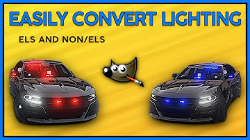 How to Change Police Lights to All Blue
