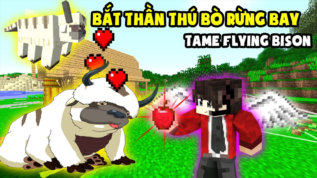 BẮT THỬ THẦN THÚ Flying Bison VÀ TẠO RA NGƯỜI GIÚP VIỆC NHÂN TẠO ...