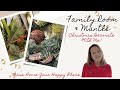 Family Room Christmas Decorate With Me 2022 // Christmas Fireplace Mantle 2022 //