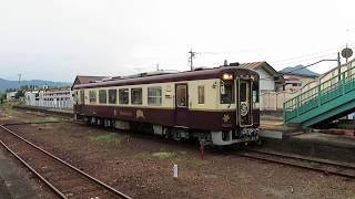 わ鐵WKT-500形・東武850系 相老駅発着 Watarase Keikoku Railway KWT-500 series DMU and Tobu 850 series EMU