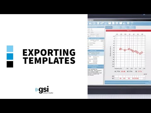 GSI Suite: How to Export Templates