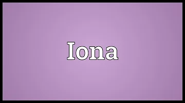 Cosa significa il nome Ion?