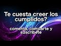 Te cuesta creer los cumplidos?