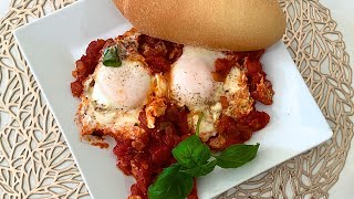 Eggs in Purgatory • Eggs Poached in Tomato Sauce • Uova in Purgatorio