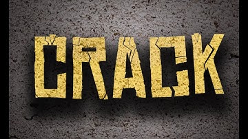 Cracked Text Effect / How to Create Amazing Shattered Text Effect in Photoshop