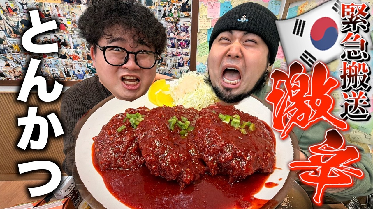 ☆とんかつ☆ DANGER] This deadly spicy tonkatsu from Korea was so spicy it