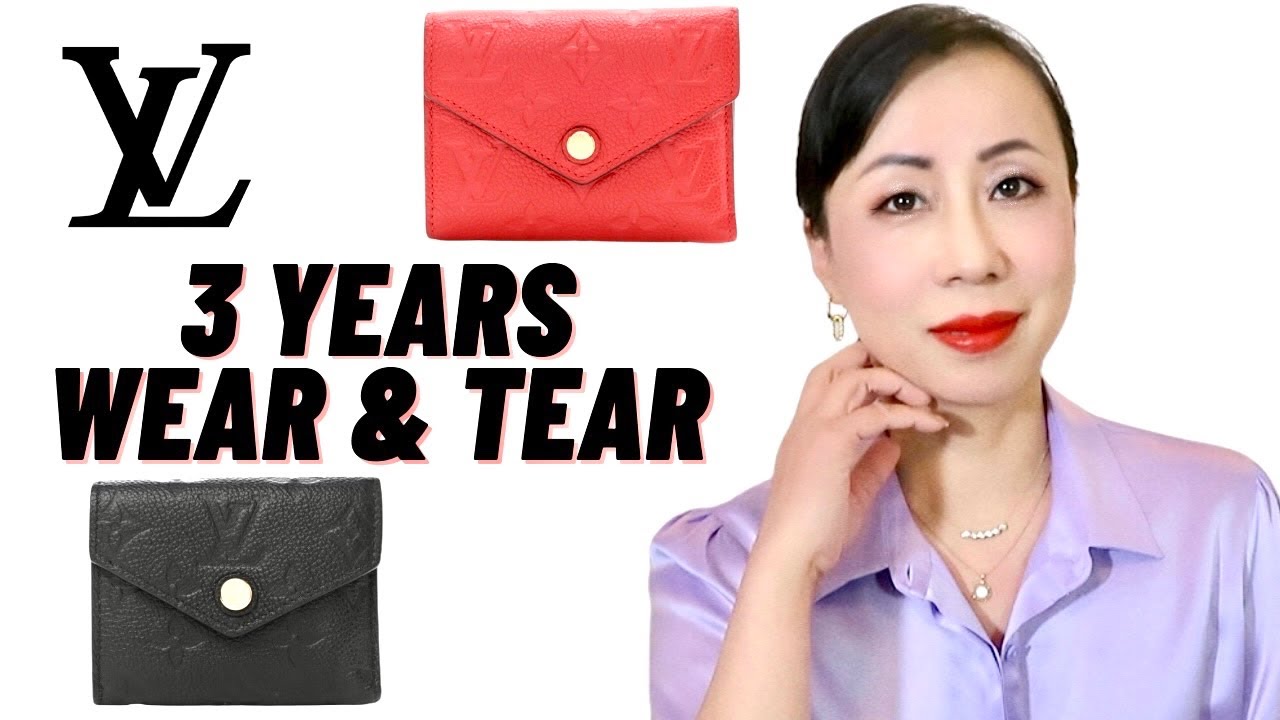 LOUIS VUITTON VICTORINE VS ZOE WALLET WEAR & TEAR AFTER 3 YEARS | Italo Engagement Ring Unboxing