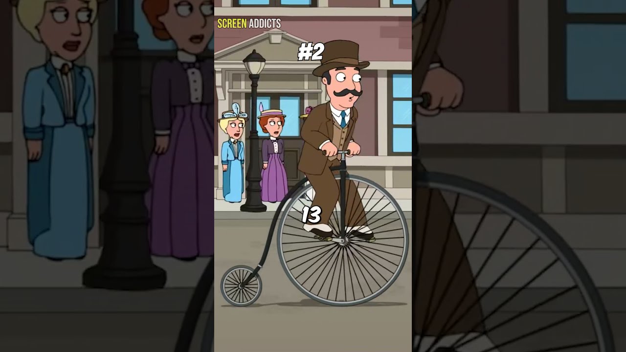 The 5 Funniest Bike Moments In Family Guy