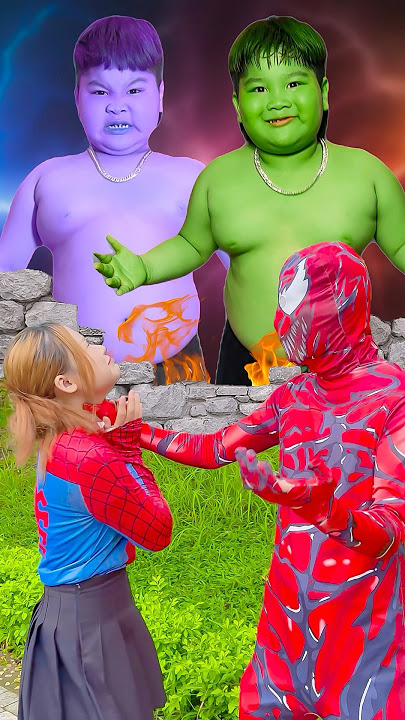 GIANT HULK vs VENOM | Rescue Spider-Mom From Evil Venom #shorts #spiderman #hulk