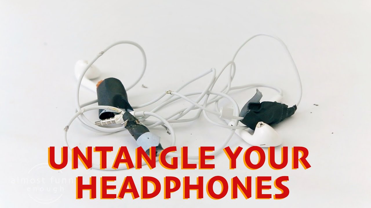 How to Untangle your Headphones YouTube