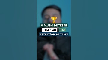 Como fazer uma estratégia de TESTE? #shorts #qa #testedesoftware #planodeteste