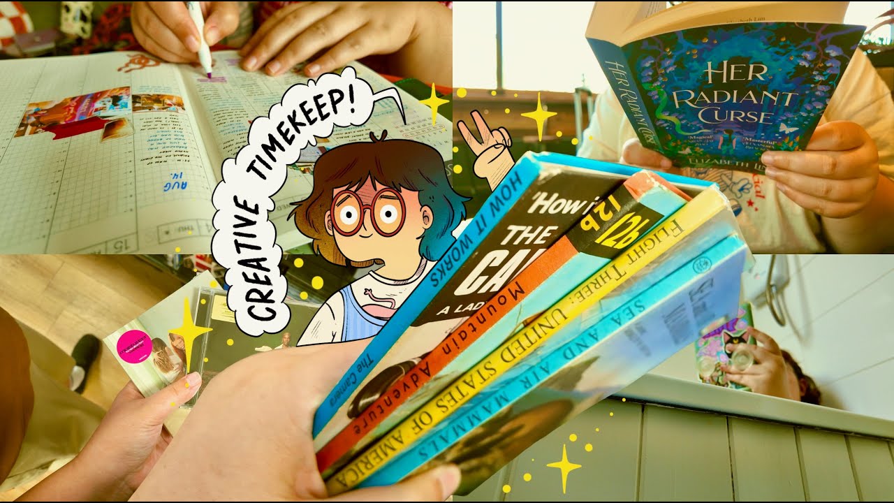 ✨ creative timekeep ep.13 : quiet summer days, collage, journal pages and books ✨