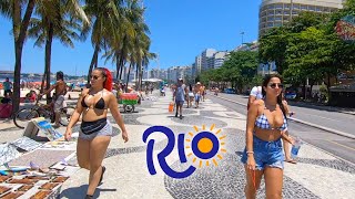 Copacabana Rio de Janeiro, Brasil  Avenida Atlantica | Video Walk