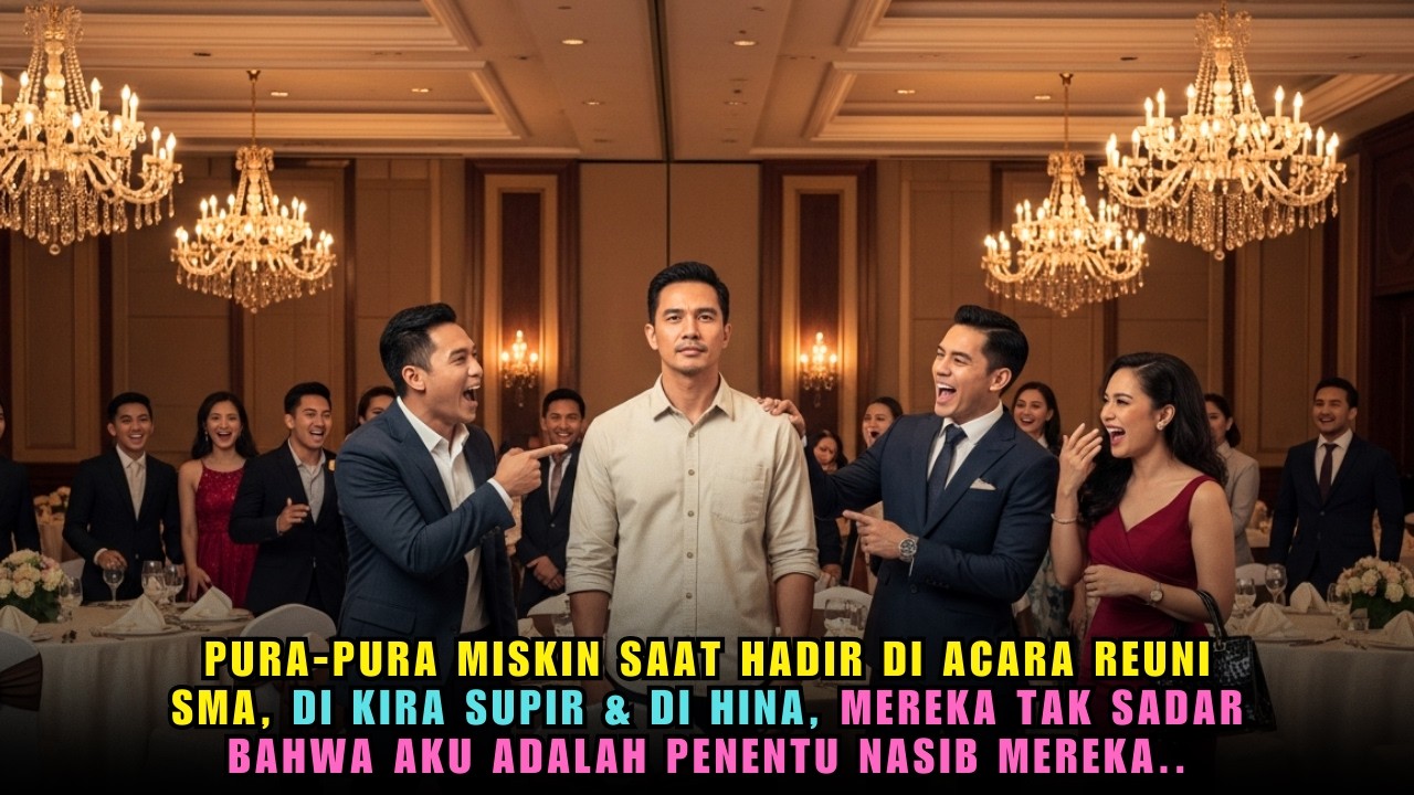 PURA-PURA MISKIN SAAT HADIR DI BUKBER SMA - DIKIRA SUPIR MISKIN & DIHINA, TAK TAU DIA ADALAH PENENTU