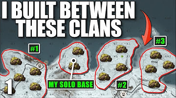 I BUILT BETWEEN THESE 15+ DEEP CLANS ON WIPE DAY | Solo Rust