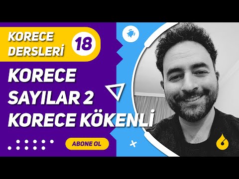 🇰🇷 Korece Dersi 18/60: Korece kökenli sayılar ile bir şeyin sayısını söyleme