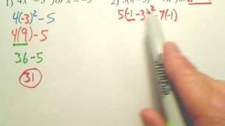 Evaluating Expressions