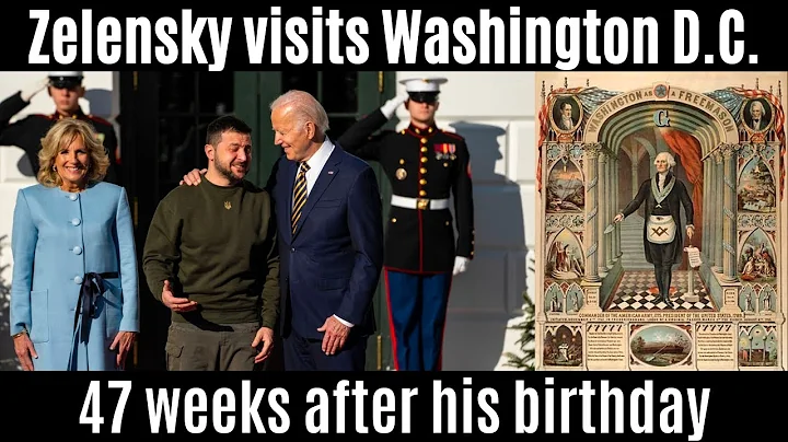 Zelensky of Ukraine visits Washington D.C., Decemb...