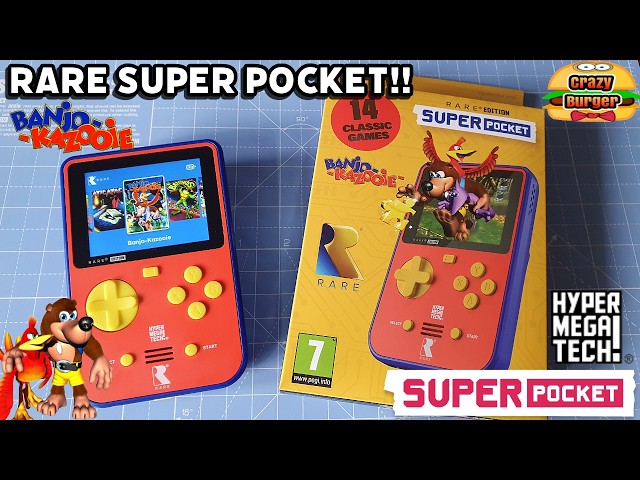 Rare Edition Super Pocket Includes N64 Banjo Kazooie - Impressive