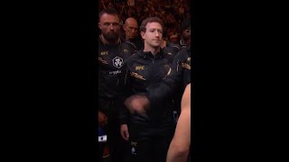 Mark Zuckerberg Looking Awkward at UFC 298