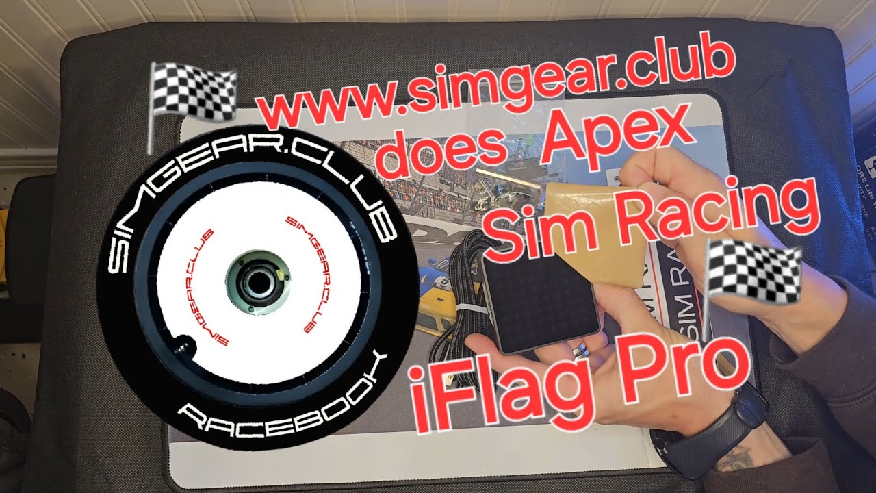 Apex Sim Racing iFlag Pro iflag-display w/ www.simgear.club - YouTube