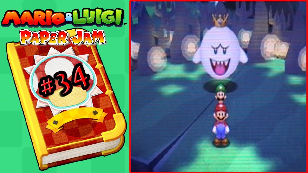 Mario & Luigi Paper Jam Part 34 King Boo YouTube