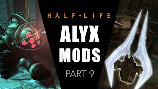 New Bioshock Campaign, Halo Sword, and more Half-Life Alyx Mods!