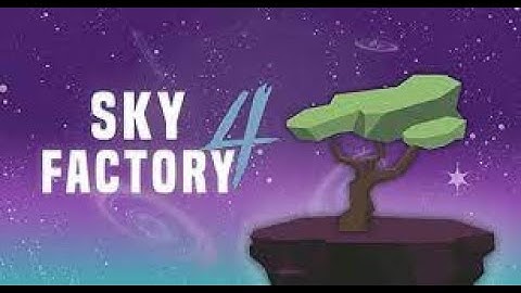 Minecraft SkyFactory 4 Part 1 Getting To Tin Amber (No Commentary