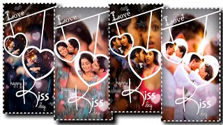 Happy kiss💋day status editing full screen | Kiss day video editing in kinemaster screenshot 1