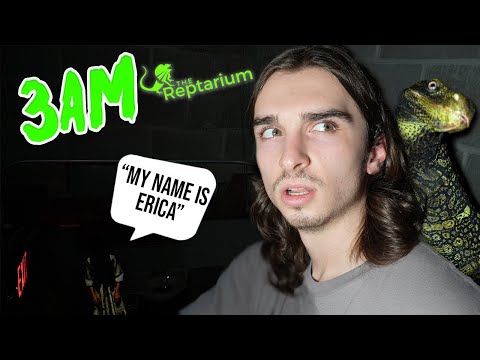 COMMUNICATED WITH SPIRITS AT REPTILE ZOO!!! ~3AM CHALLENGE~ (VERY SCARY)