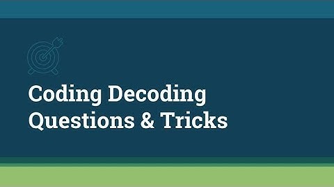 CODING DECODING Reasoning Tricks in Hindi | सिर्फ 1 ही Trick से सारे प्रश्न Solve (Part-2)