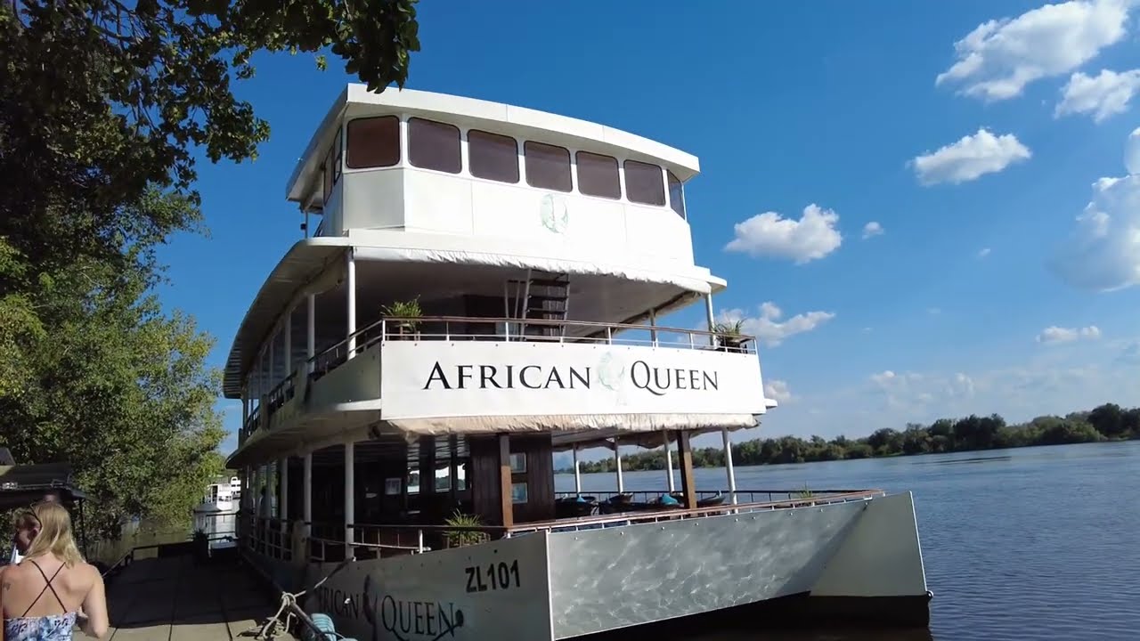 Sunset Cruise on the Zambezi on the African Queen YouTube