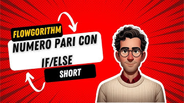 Flowgorithm #shorts 2 - numero pari/dispari con if/else