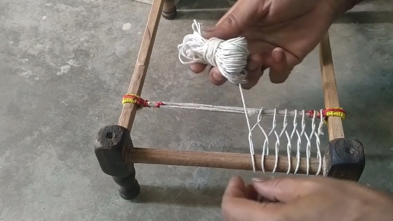 Shuru se charpai banana// chatpai shuru se banana// चारपाई में पघात डालना// शुरू से चारपाई बनाना