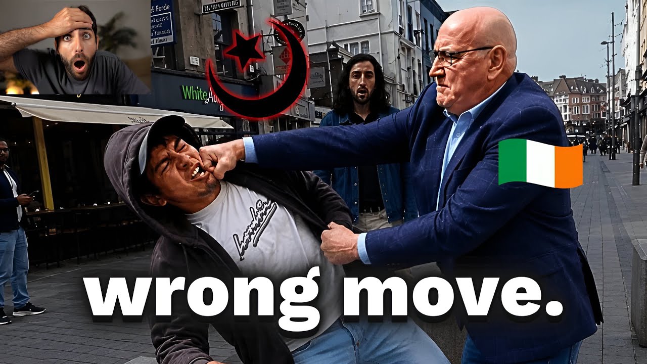 Islamist Thought He Can Get Away With Assaulting Women, Until This Irishman Shows Up!