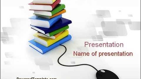 E-Education PowerPoint Template by PoweredTemplate.com