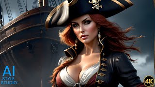 4K Ai Art Lookbook Video Of Secrets Of The Sensual Pirate Ai Girl