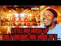 Reaction To An @Little Mix mash up only dreams are made of 🙌 Little Mix The Search - BBC