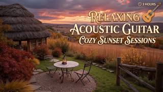 Peaceful Guitar Melodies | Golden Sunset Escape - Soft Guitar Tunes for Stress Relief 🌅