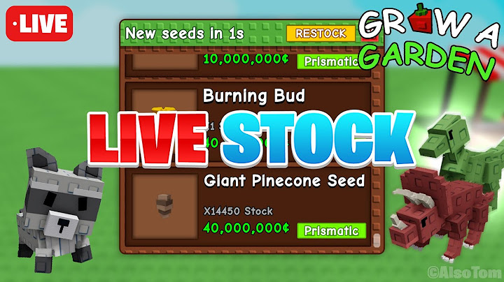 LIVE 🔴 | GROW A GARDEN STOCK, EGGS, WEATHER & COSMETICS! TRADE 24/7!