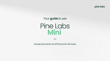 Master Card & UPI Payments on Pine Labs Mini | Easy Tutorial